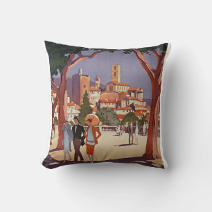 Vintage Grasse Sommerkunst Kissen