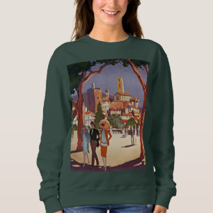 Vintage Grasse Sommerkunst Sweatshirt