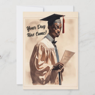 Vintage Gratulationen von Black Boy Ankündigung