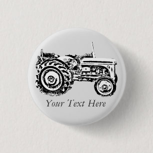 Vintage Grauschnecke Button