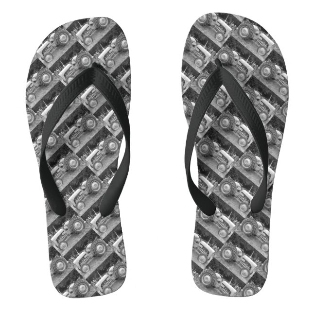Vintage Grauschnecke Flip Flops (Fußbett)