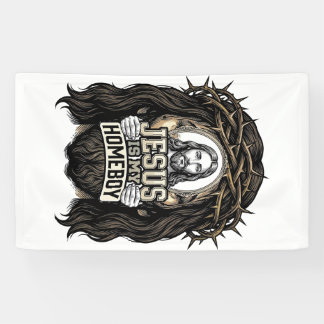 Vintage graviertes gekröntes Heiliges Antlitz Vekt Banner