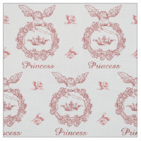 Vintage Gravur Princess Crown mit Engel
