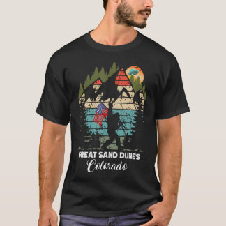 Vintage Great Sand Dunes Wanderweg Retro 80er T-Shirt