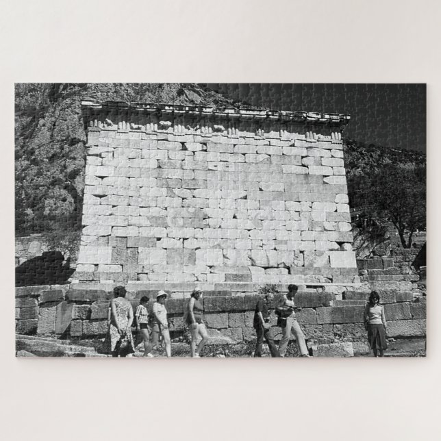Vintage Greece Delphi Athenian Treasury (Horizontal)