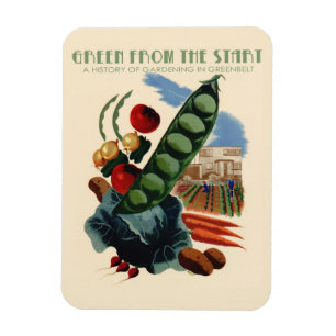 Vintage-Greenbelt-Magnet Magnet