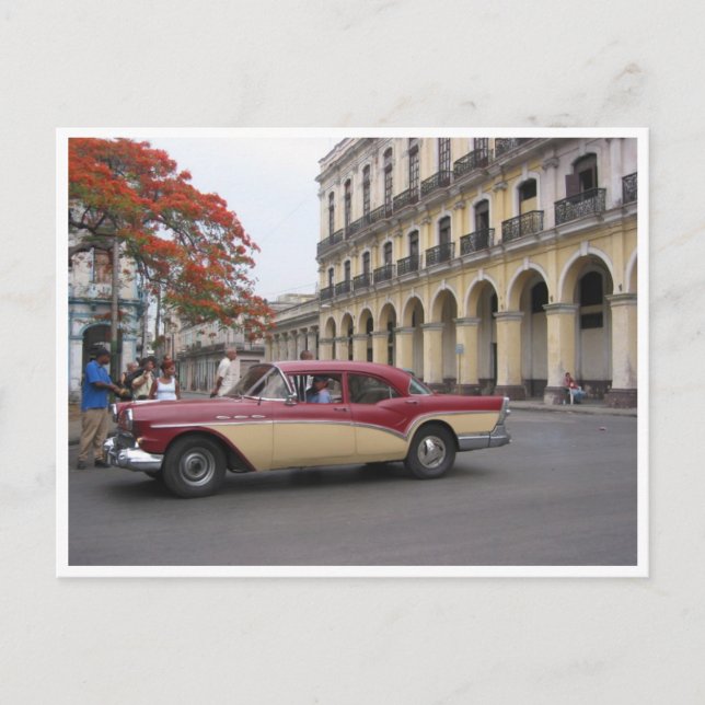 Vintage Grenze zu Havanna Postkarte (Vorderseite)