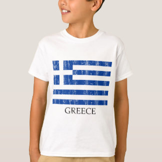 Vintage griechische Flagge T-Shirt