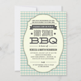 Vintage GRILLEN Boy Baby Shower Einladungen
