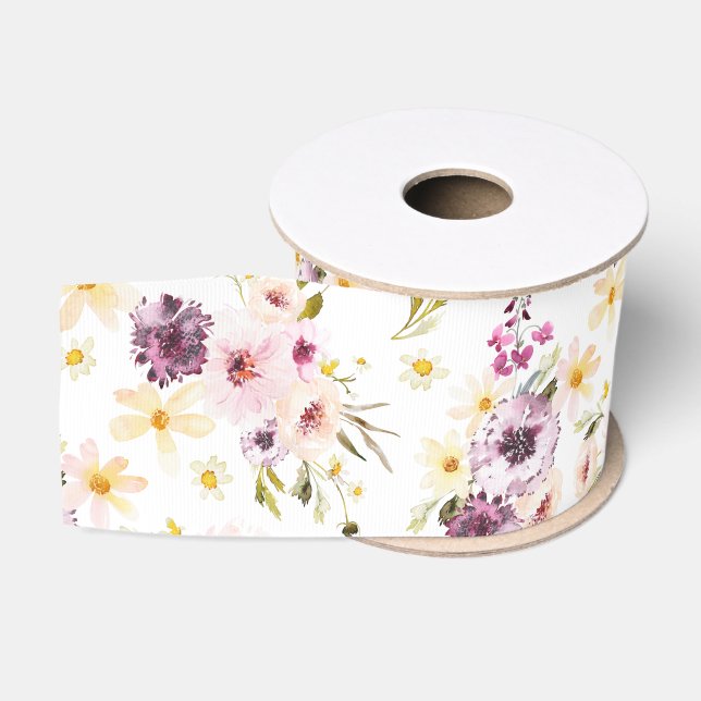 Vintage Grosgrain Ribbon Ripsband (Spule)