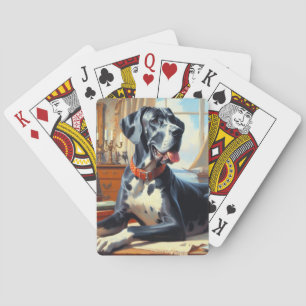 Vintage großartige Dancegemälde Spielkarten