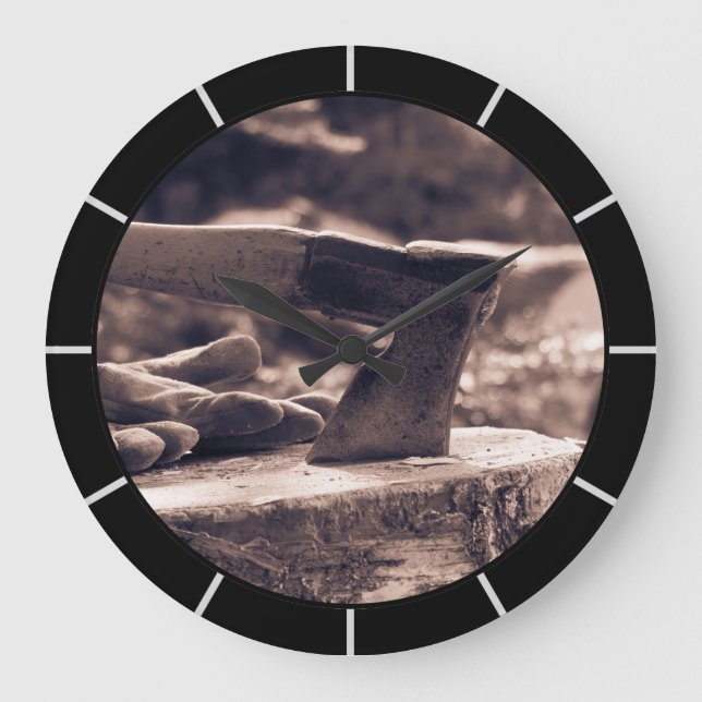 Vintage Große Wanduhr (Vorderseite)