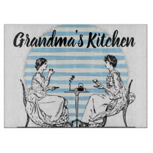Vintage Großmutter-Küche Schneidebrett