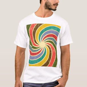 Vintage-Grunge-Abstrakt reinigbarer Hintergrund. T-Shirt
