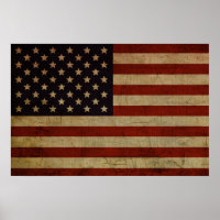 Vintage Grunge American Flag