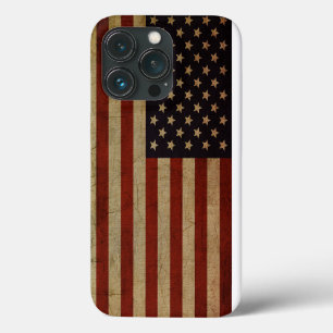 Vintage Grunge amerikanische Flagge Case-Mate iPhone Hülle