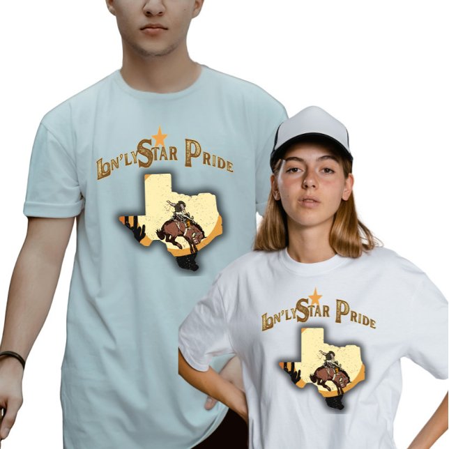 Vintage grunge Lon'lyStar Pride Travel T-Shirt (Von Creator hochgeladen)