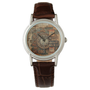 Vintage Grunge-Uhr Armbanduhr