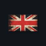 Vintage Grunge UK-Flagge Leinwanddruck<br><div class="desc">Vintages Grunge UK Flag Design. Passen Sie die Größe der Leinwand an und wählen Sie die Dicke,  die Paneele und die Effekte aus,  um Ihren Geschmack zu Anzug zu bringen.</div>