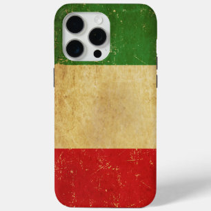 Vintage Grunge unter italienischer Flagge Case-Mate iPhone Hülle