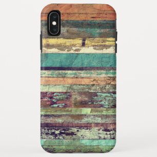 Vintage Grunge Woodgrain Mischfarbe Case-Mate iPhone Hülle
