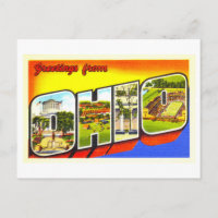 Vintage Grüße aus Ohio