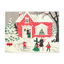 Vintage Grüße Landschaft Postkarte