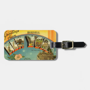 Vintage Grüße vom New Yorker Gepäcktag Gepäckanhänger