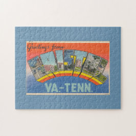 Vintage Grüße von Bristol Postcard