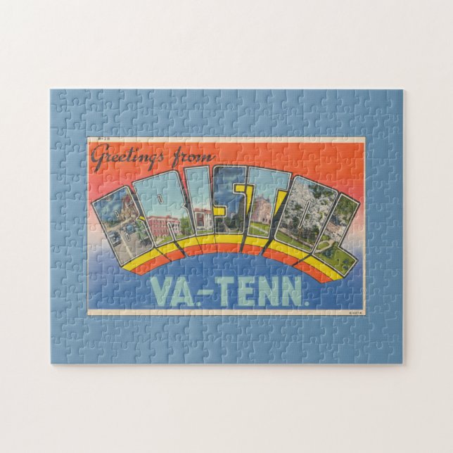 Vintage Grüße von Bristol Postcard (Horizontal)