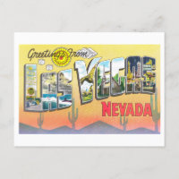 Vintage Grüße von Las Vegas, Nevada,
