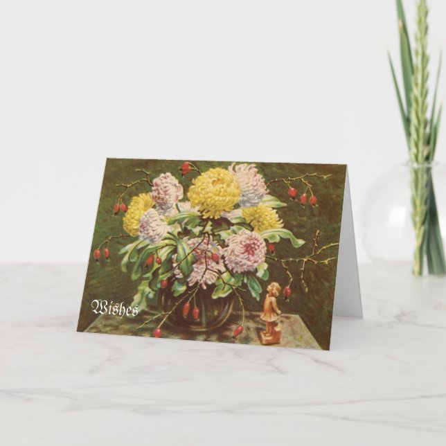 Vintage Grußkarte Karte (Vorderseite)