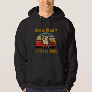Vintage Guess What Huhn Aber Hoodie