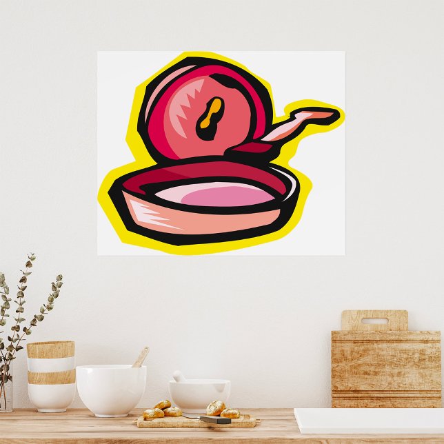 Vintage Gürtelschnüre Retro Kochkunst Poster (Von Creator hochgeladen)