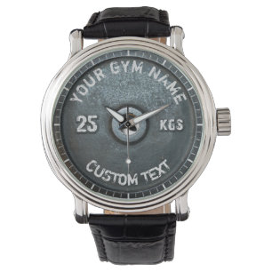 Vintage Gymnastikbesitzer oder User Fitness Funny Armbanduhr