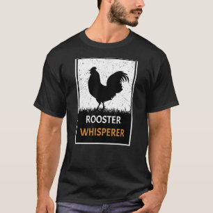 Vintage Hahnflüsterer Huhn Hahn T-Shirt
