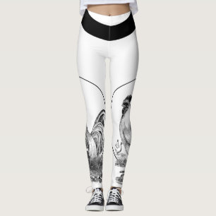 Vintage Hahnillustrations-Leggings Leggings