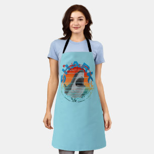 Vintage-Hai-Angler-Geschenk Schürze