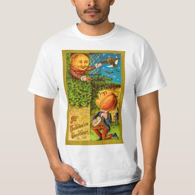 Vintage Halbwettkarte T-Shirt (Vorderseite)