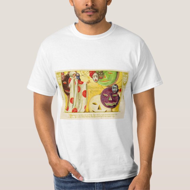 Vintage Halbwettkarte T-Shirt (Vorderseite)