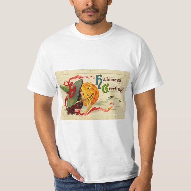 Vintage Halbwettkarte T-Shirt (Vorderseite)