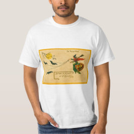 Vintage Hälfte der Postkarte T-Shirt