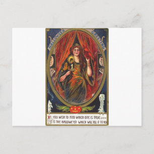 Vintage Halloween-Begrüßung Postkarte
