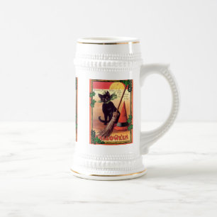 Vintage Halloween Bierglas