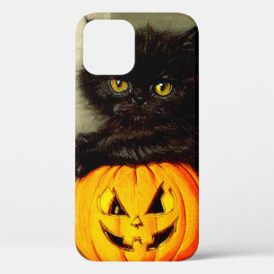 Vintage Halloween Cat and Jack-o’-Laterne Case-Mate iPhone Hülle