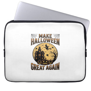 Vintage-Halloween-Design für ein großartiges Spukh Laptopschutzhülle