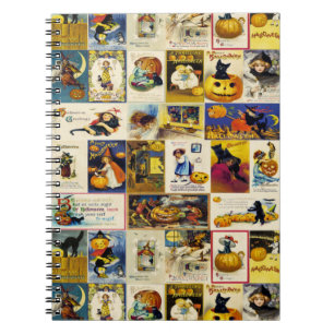 Vintage-Halloween-Ephemera Notizblock