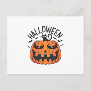 Vintage Halloween Feiertagspostkarte