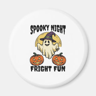 Vintage-Halloween-Geist Gruselige Kürbis-Shirt_1 Magnet