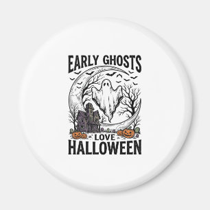 Vintage-Halloween-Geist-verlassener-Mond-Stich-Kun Magnet